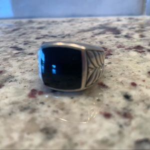 David Yurman 15mm black onyx chevron